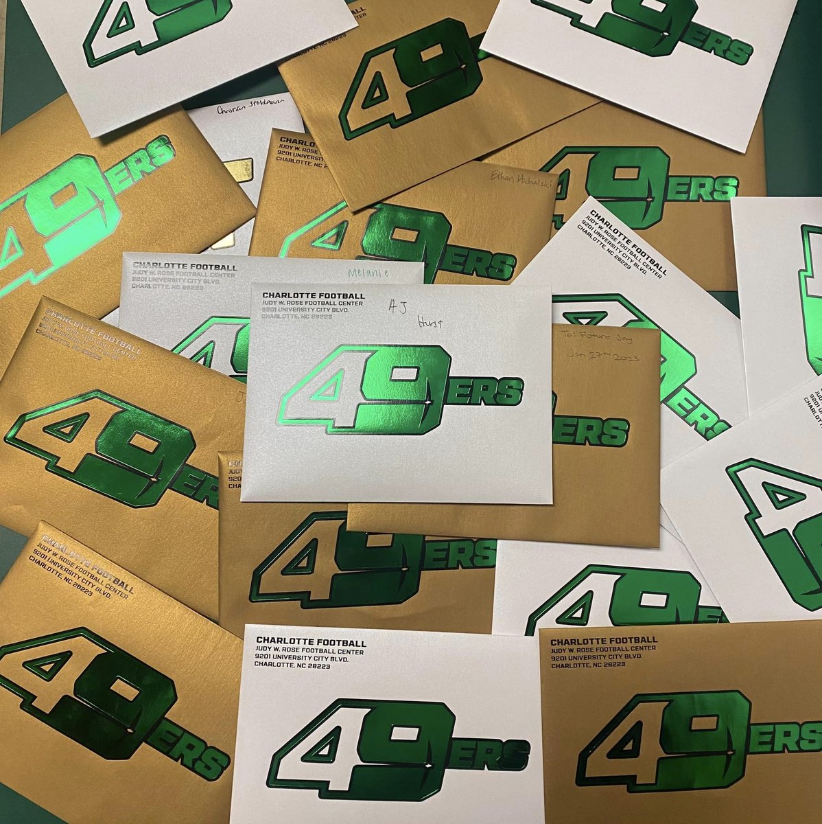CharlotteEquip's tweet photo. Charlotte Equipment Bucket List item 39: Write a letter to your future self. Our students will not get these back until next year. ✅⛏️ https://t.co/3ah0Xl4mhb