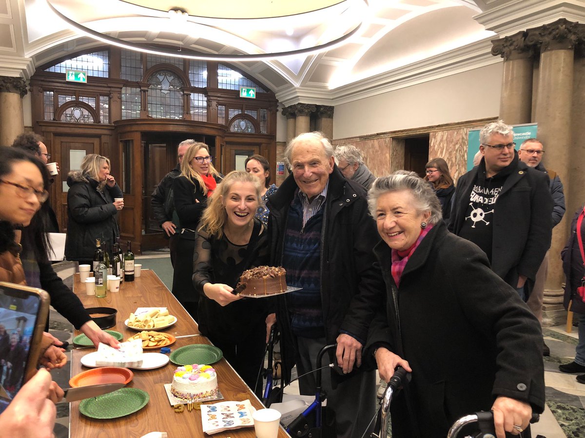BrundibarF's tweet photo. @UniofNewcastle @danielgrimwood @GemmaRosefield @SRaikhlina @NclUniMusic Also... there was cake. 🍰😀 https://t.co/HQ6rYZdn9F