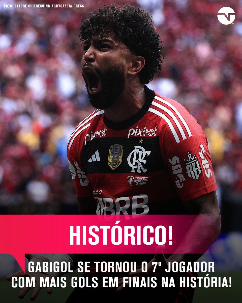 Gabigol é o 7º jogador com mais gols em finais na história do futebol