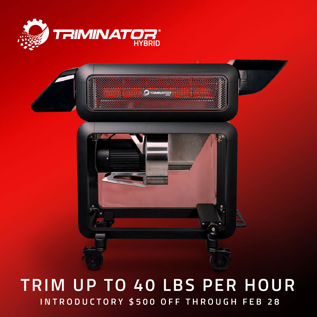 theTriminator's tweet photo. The Triminator Hybrid™ Trimmer is available and ready to ship! The Hybrid™ trims like scissors on a commercial scale. Link in bio to learn more.
.
.
.
.
#HybridTrimmer #Hybrid #Cannabis #Triminator #CannabisCommunity #CannabisTrimmer #OwnYourHarvest #Trimming https://t.co/VvDs41GRfk