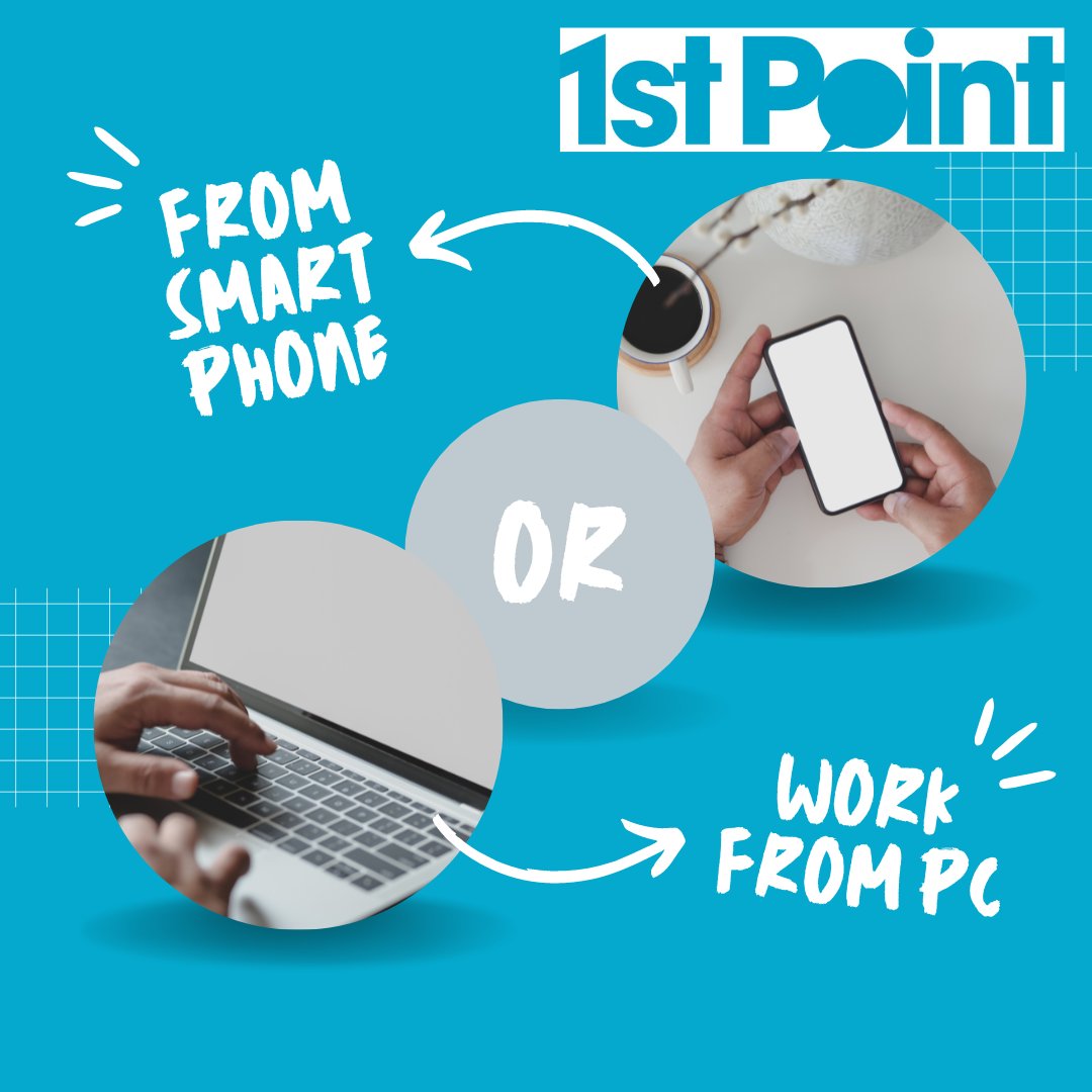 1stPointComms's tweet photo. It's 6 pm on a Friday, you've just remembered some emails you need to send before Monday... Which one would you pick? 👀
Smart Phone👈or👉 Work PC
Let us know in the comments!
#workphones #mobilephones #businesscommunication #businesscomms #telecoms #worcestershirehour https://t.co/Du6GbXrXEK