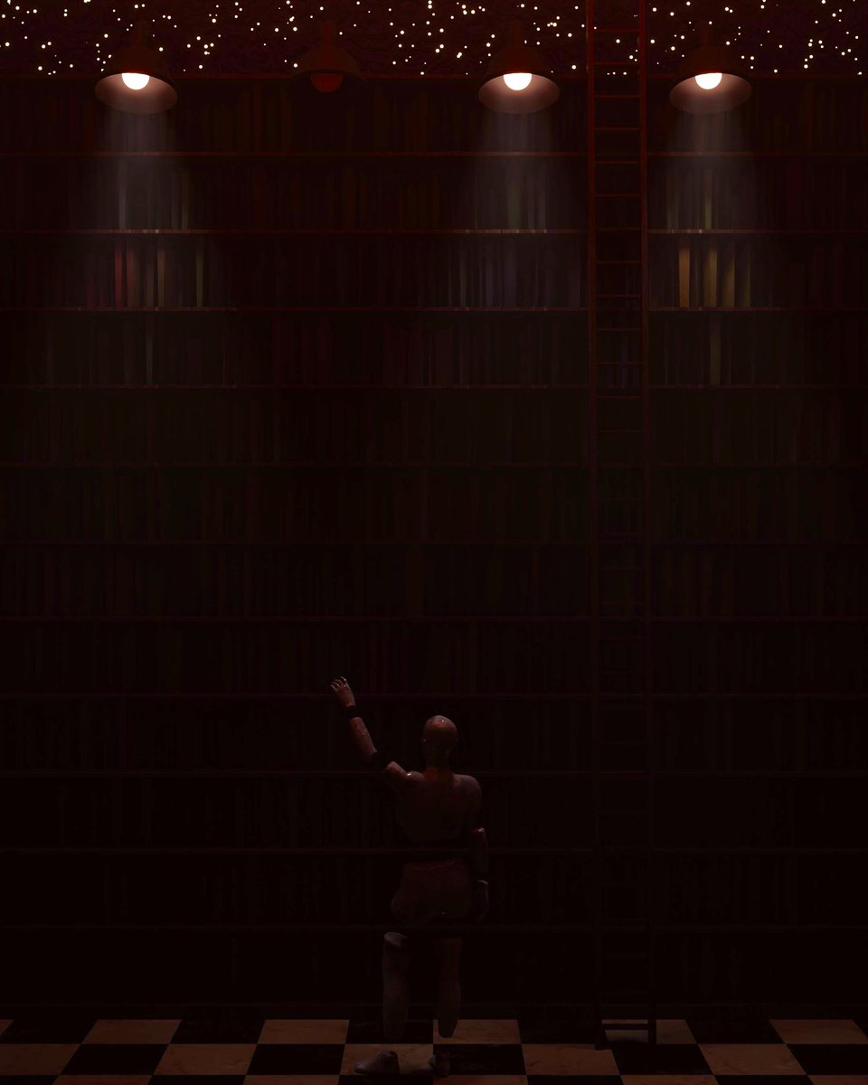 gmakes3d's tweet photo. “The Library” #b3d https://t.co/za0HhoNsNM