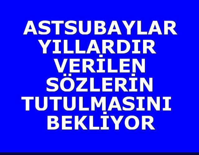 #Astsubaylartazminattakararlı