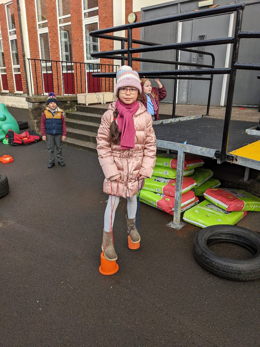 StCharlesGla's tweet photo. Another brilliant #ActivePlay session for primary 3 with the coaches from #FARE today. The children enjoyed walking on the #Stilts and learning to balance on the #BalanceBoards. #PhysicalLiteracy #ActiveKids @PEPASSGlasgow @ActiveschoolsTM https://t.co/H0yDlA7GBA
