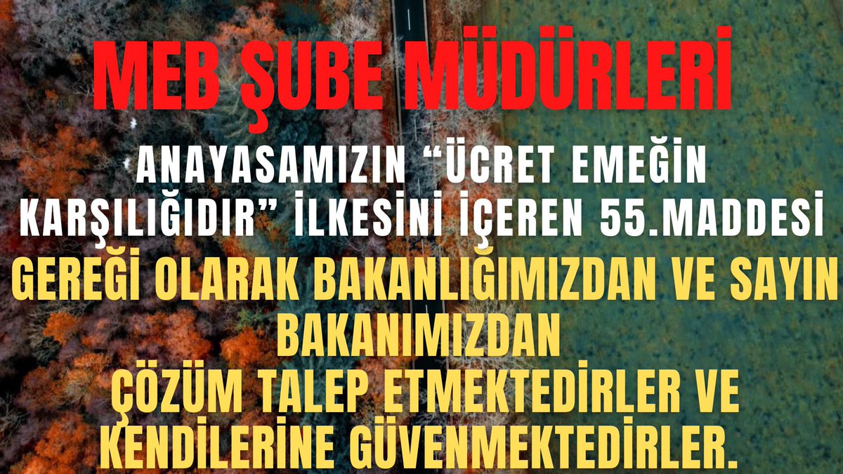 #MebSubeMudurleri