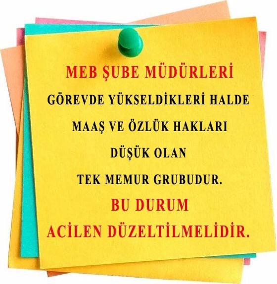 #MebSubeMudurleri