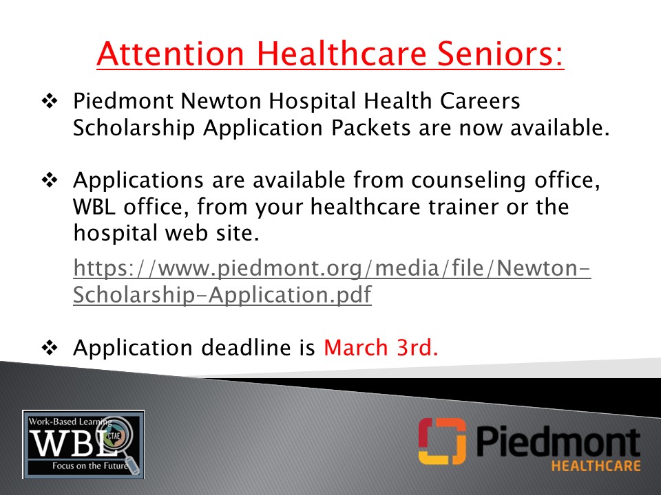 Debra Lary (@nccawbl) on Twitter photo Scholarship money for healthcare seniors! <a href="/AlcovyHS/">Alcovy High School</a> <a href="/EHS_Eagles/">Eastside High School</a> <a href="/Newton_High/">Newton High School</a> <a href="/NCCA_Covington/">NCCA</a> <a href="/NCCA_STEM/">NCCA STEM Institute</a> <a href="/NccaHosa/">NCCA HOSA</a> Scholarship money for healthcare seniors! <a href="/AlcovyHS/">Alcovy High School</a> <a href="/EHS_Eagles/">Eastside High School</a> <a href="/Newton_High/">Newton High School</a> <a href="/NCCA_Covington/">NCCA</a> <a href="/NCCA_STEM/">NCCA STEM Institute</a> <a href="/NccaHosa/">NCCA HOSA</a>