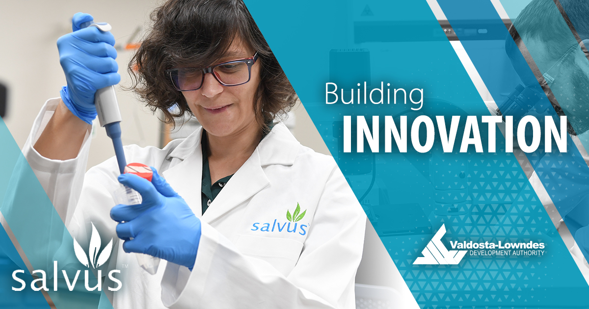 World-changing innovation: New Valdosta facility allows Salvus to expand production of SalvusTM Detection Technology, a breakthrough in chemical and biological interferometric detection. See how Valdosta-Lowndes builds innovation at buildlowndes.com. #BuildLowndes