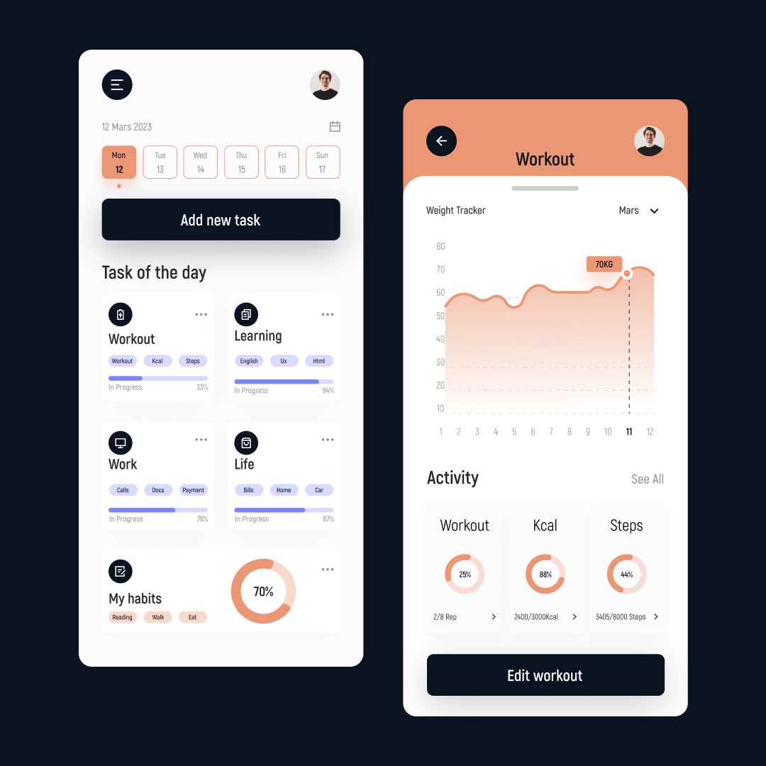 imadoualla's tweet photo. Task management App UI Design - #dailyui
.
.
.
.
.
.
#uiux #uiuxdesign #uiuxdesigner #uiuxsupply #uiuxdesigns #ui #uidesign #uitrends #uiuxdesign #uidesigner #uiinspiration #userinterfacedesign #userinterface #uiuxdesigners #Taskapp #task #todolist #todolistapp https://t.co/pr7ErhFQdT
