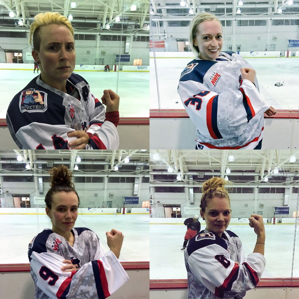 nwhlfuture's tweet photo. So the OG Rivs win, right? 💪@madison_packer_  @jenny_ski_ @taytwofour @SydtheKidd4  
📷: @Riveters https://t.co/pM9dE9SU56