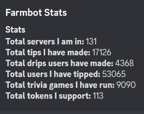 TheFarmBots's tweet image. Made it to 300 followers!  Slow and steady, many more things coming for Farmbot. LFG! #cnftcommunity #cnft #buildoncardano