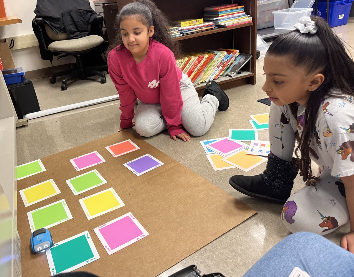 mrs_dower's tweet photo. #STEM is unanimously a favorite for students AND teachers!! We are so fortunate to have Mr. Davies teaching #Secondgrade to #code 🤖 #RSDProud ❤️🖤 https://t.co/gkzUnbXyAU