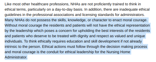 ApronsUnite's tweet photo. Moral Courage is the Conduit for Ethical Leadership for the Nursing Home Industry. 
@GoGrlMediaSusie 

https://t.co/8fqcJiP5aV https://t.co/SpdQyelNHn