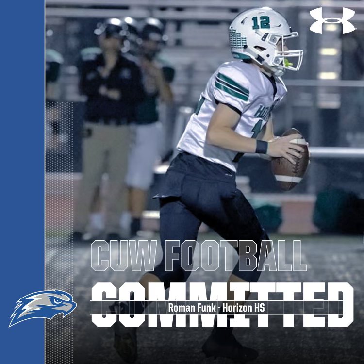 RomanfunkRoman's tweet photo. 100% COMMITTED!! @CUWFB @jfederico8 @coachcwhite @litten_andy @QBManuch @Kmartinelli03 @Coach_Wiz3 @HHSathleticsAZ https://t.co/1JVtFBT1Bn