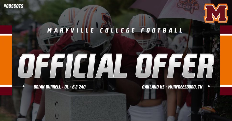brianburrell54's tweet photo. #AG2G after a great conversation with @CoachOyarzun I am blessed to receive my second offer from @MCScotsFootball @Coach__Watson @OHSPatsFootball @CoachCreasy_OHS https://t.co/3jR9Lfjcx5