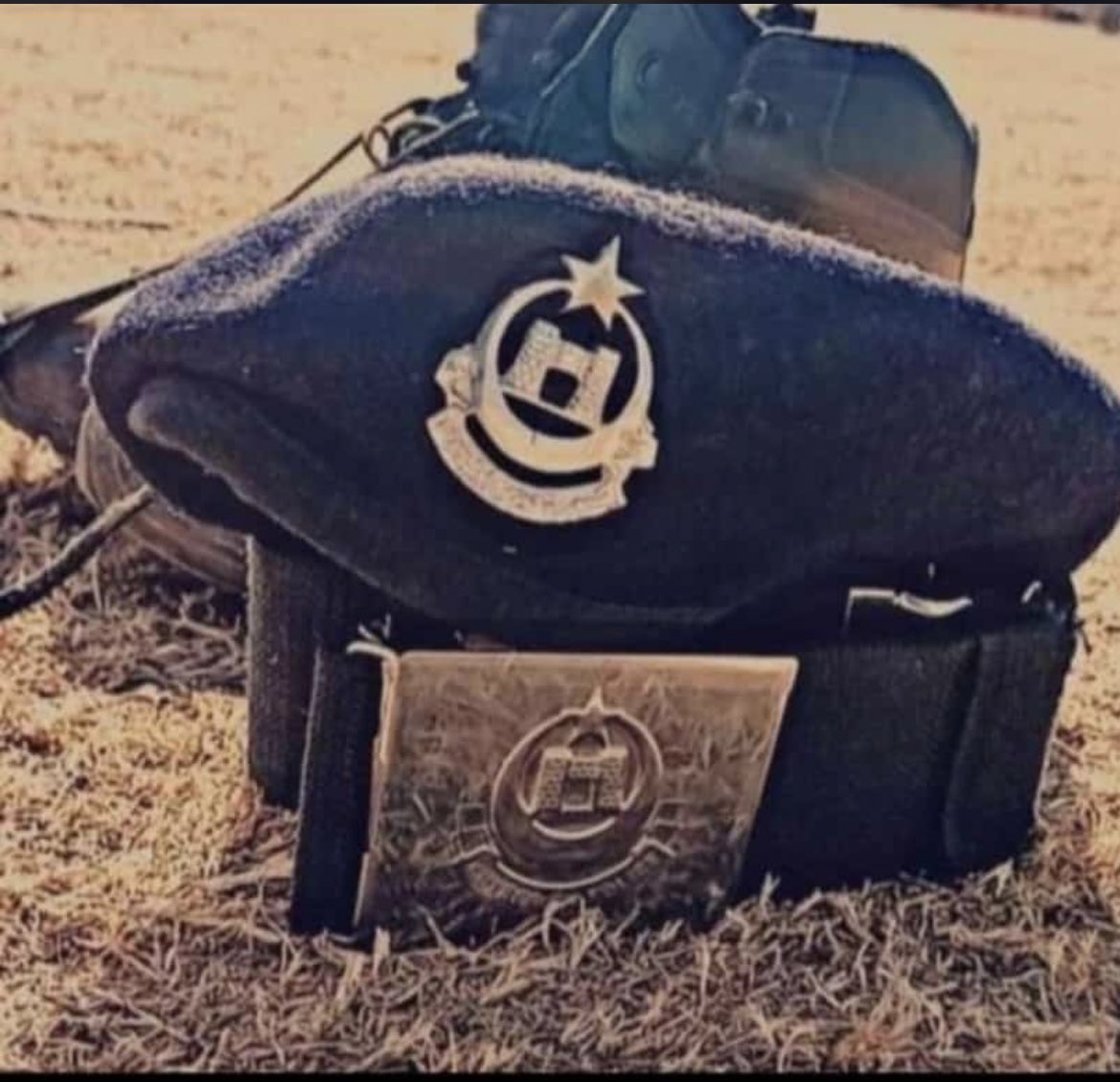 'Heartbreaking to see the remnants of a police cap and belt recovered from the bomb blast in the police lines. Our thoughts are with those who lost their lives and their loved ones. #Policelivesmatter #PeshawarBlast”