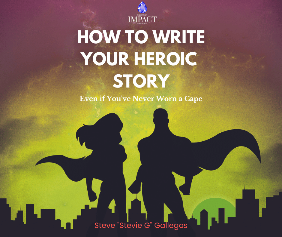 voimpactawards's tweet photo. Just finished my  ➡️ HOW TO WRITE YOUR HEROIC STORY   📕 E-Book.
 🙋 Who wants a FREE copy?

#TransformationalTuesday #tbt #ThankfulTuesday #Freebie #EBook #YourStoryMatters #VOIAwards #VOIA #SteveGallegos https://t.co/Rfa4mGht4A