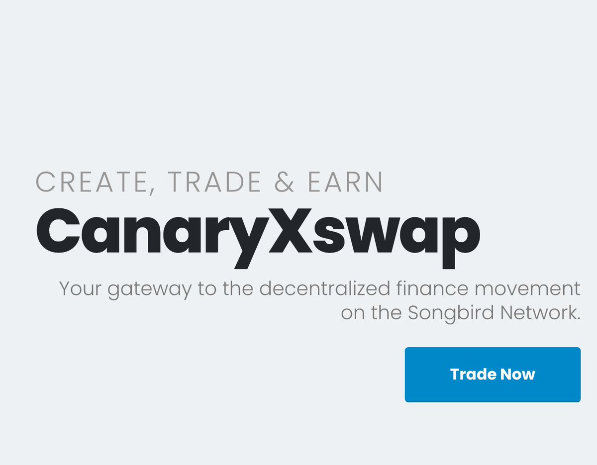 @FlareNetworks Special Guest 1: @PaddeyJ from @CanaryXtoken (CanaryXSwap) DEX will be joining our Space to discuss their upcoming $DEX on $SGB Songbird Network $CNYX canaryx.xyz