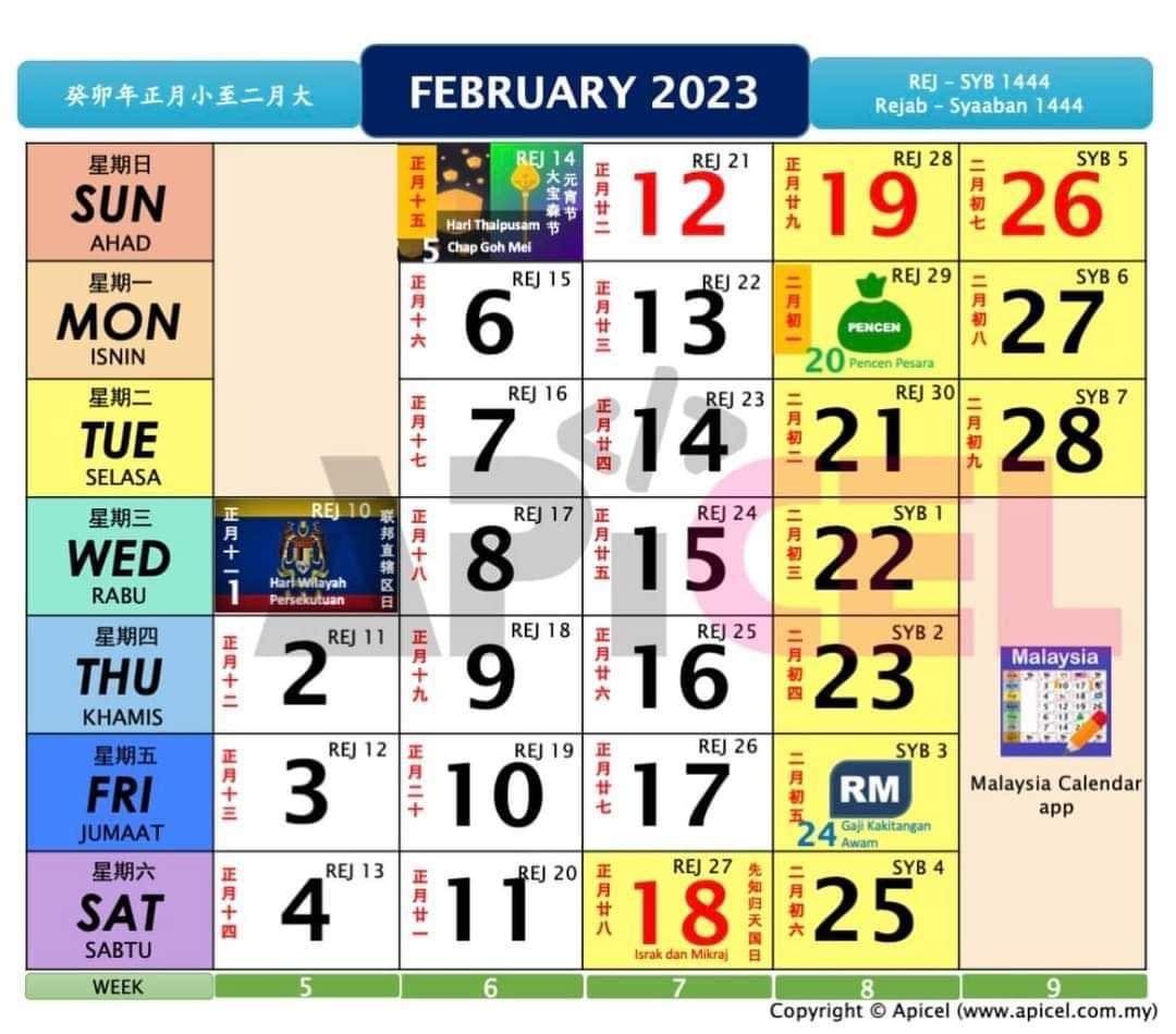 amirwahir's tweet photo. FAKTA PENTING

Bulan Februari 2023 tidak mungkin ada lagi selama hidup anda. Kenapa?
Kerana bulan Februari yang akan tiba ini memiliki:

• 4 Ahad
• 4 Isnin
• 4 Selasa
• 4 Rabu
• 4 Khamis
• 4 Jumaat
• 4 Sabtu

Ia hanya terjadi sekali setiap 823 tahun.
Sumber: aRRy_MaMak https://t.co/dLleAWlkGD