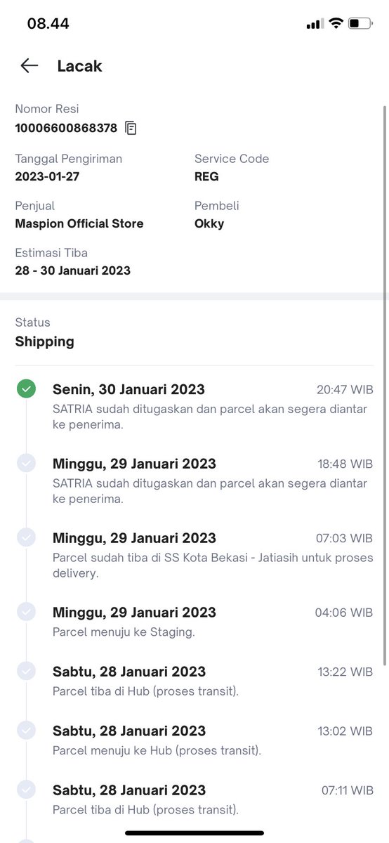Oky_RNR's tweet photo. @anteraja_id Koplok! Ini maksud ny apaan tugasin satria selalu lewat dari maghrib! Nyampe mah kaga tuh paket!! Anj* https://t.co/e4UIdoZoey