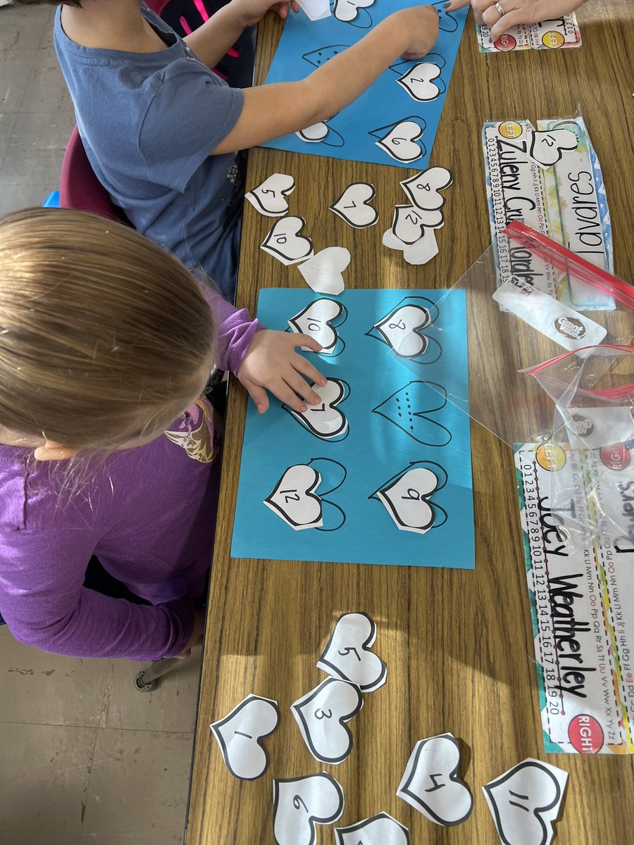 First day back from my 10 week maternity leave. I missed my kiddos so much! Today we found letter B in our poems, measured valentines objected &amp; matched valentines hearts to sets ! <a href="/balthighlandsel/">Baltimore Highlands Elementary School</a>