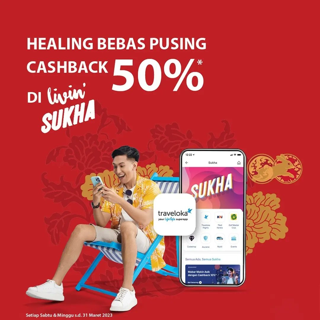 #Repost @bankmandiri with @let.repost 
• • • • • •
Mau healing yang bikin bebas pusing? Coba deh manfaatin fitur #LivinSukha biar masalah kamu terjawab! Yuk, swipe kiri sekarang 👉🏻

#mandiripromo