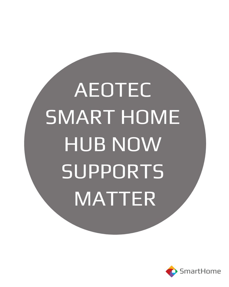 Finally, some great news!  The Aeotec Smart Home Hub now supports #Matter - the new common language for smart home devices designed to simplify the smart home and make it easier to buy, set up, and use products #buildwithmatter #smartthings #smarthome
buff.ly/2U5lgVO
