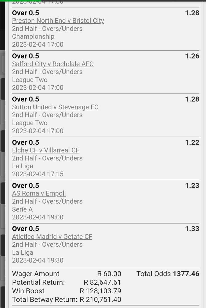 Zero Division On Twitter 1300 Odds 2nd Half Booking Code X42A648CE zero-division-on-twitter-1300-odds-2nd-half-booking-code-x42a648ce