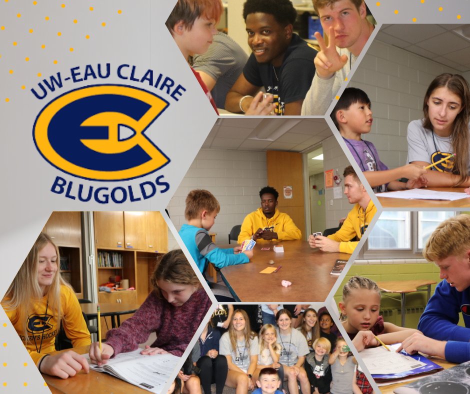 Someone to look up to.  Plain and simple, a good mentor listens, and supports.  Thank you to the Athletes from @UWECblugolds  who help members work on their homework, play games, join programming, and eat dinner with our members each week.  

#mentoringmonth