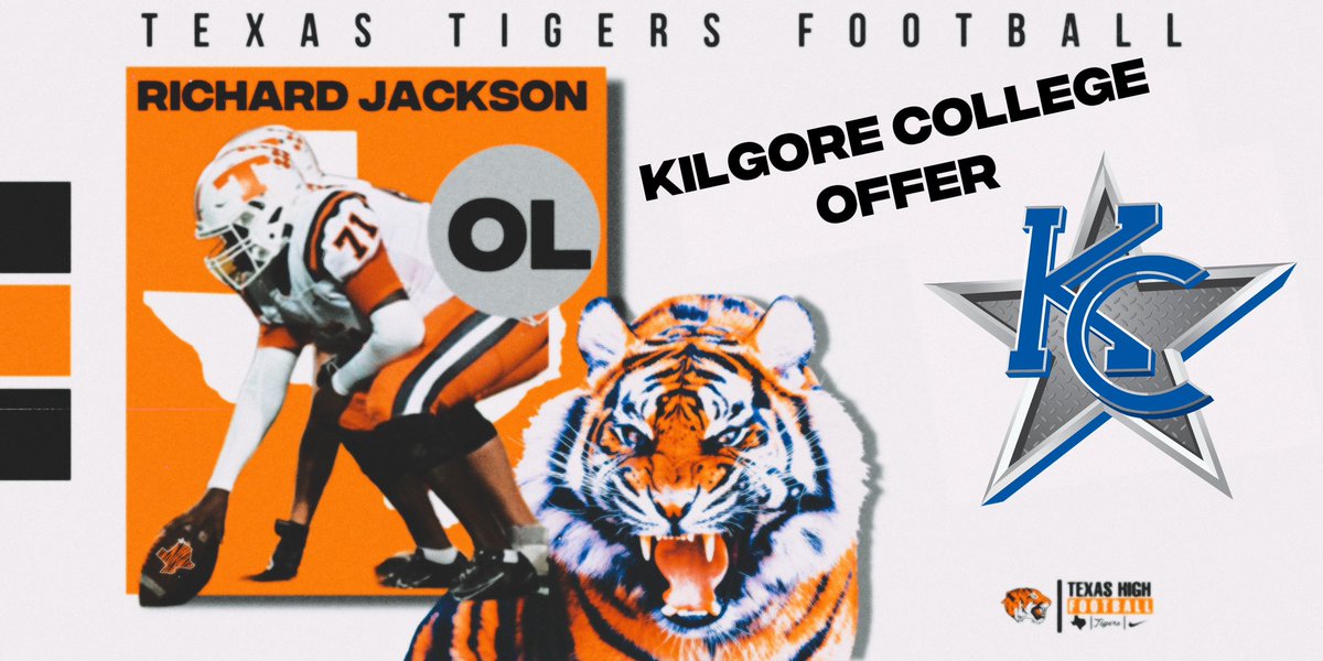 🚨OFFER ALERT🚨
2023 <a href="/Richard90721171/">Richard Jackson</a> has picked up an offer from Kilgore College <a href="/KC_MTXE/">Kilgore College Football</a> 
 
#PTK  #RecruitTX