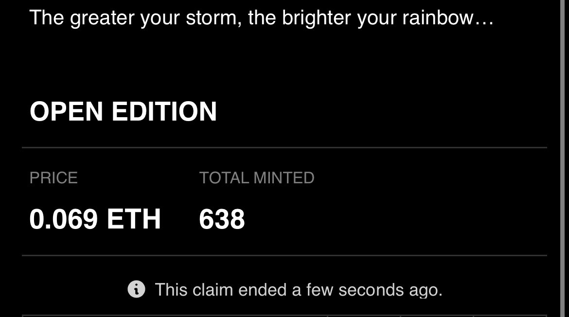 This means the world to me!🌈

first burn opens in 24 hours 👀