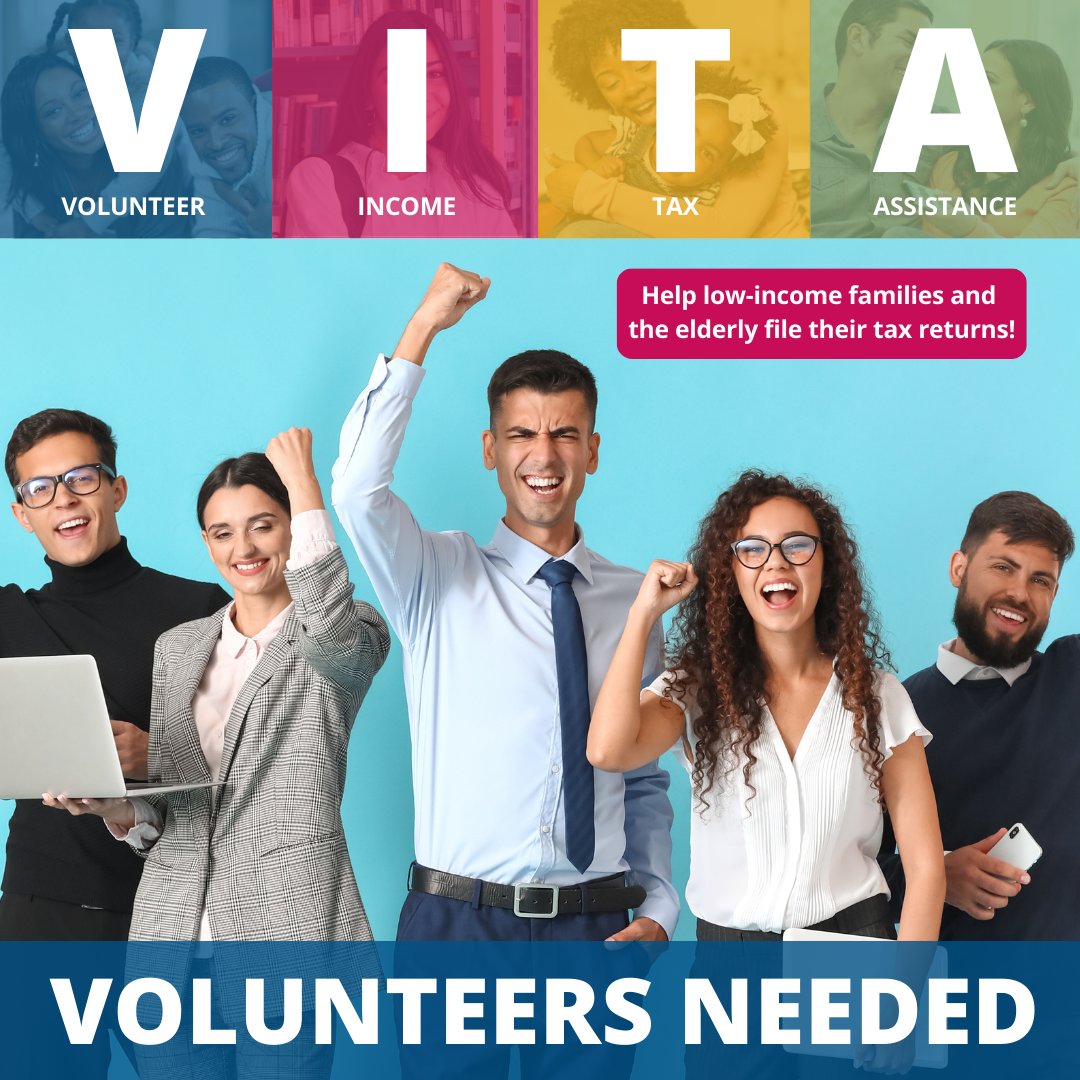 CAPSBC (@capsanbernardin) on Twitter photo #VITA volunteers needed for tax season!
Help low-income families and the elderly file their tax returns. You must be 18+, no experience needed as training is provided.
Contact Charles Karsch at (909) 723-1550 or e-mail ckarsch@capsbc.org to get training and #volunteer. #VITA volunteers needed for tax season!
Help low-income families and the elderly file their tax returns. You must be 18+, no experience needed as training is provided.
Contact Charles Karsch at (909) 723-1550 or e-mail ckarsch@capsbc.org to get training and #volunteer.