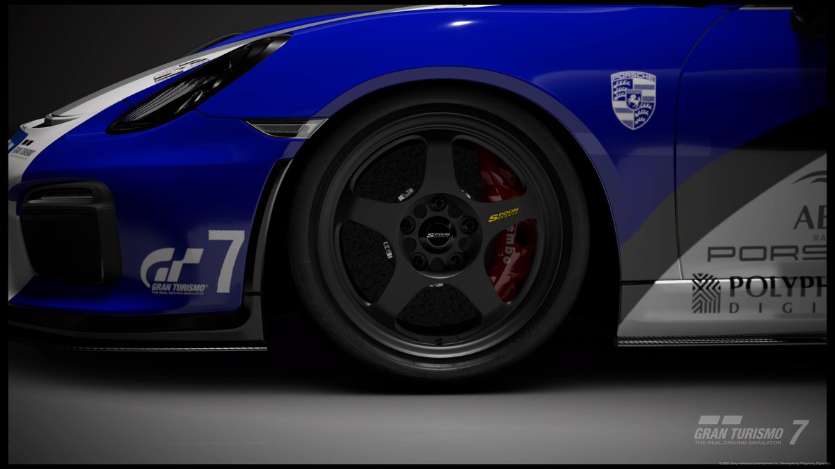 FLEXRUN976's tweet photo. BLUE PORSCHE Cayman GT4 '16 GT7 Nurburgring GP Mission. Expert Photographie pro. https://t.co/pUQzF4dVk4