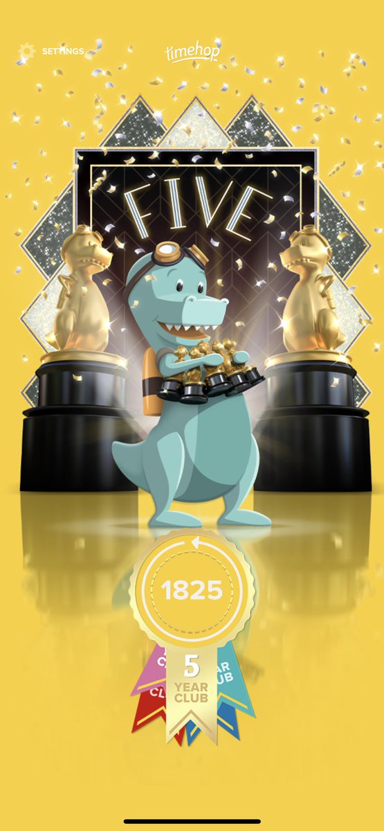 thenumber3's tweet photo. @timehop, I made it! #5yearclub https://t.co/bA9zPlYQM1