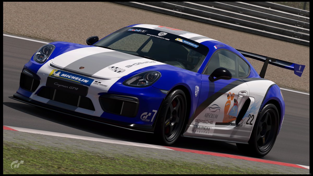 FLEXRUN976's tweet photo. BLUE PORSCHE Cayman GT4 '16 GT7 Nurburgring GP Mission. Expert Photographie pro. https://t.co/pUQzF4dVk4