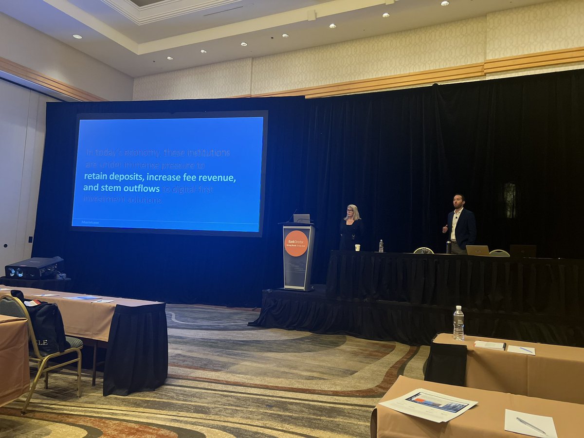 Listening to <a href="/MarstoneInc/">Marstone</a> share how banks can use digital wealth services to grow deposits &amp; revenue #AOBA @bankdirector