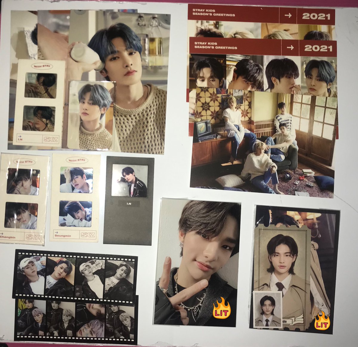 hynsya's tweet photo. WTS / lfb
stray kids photocard 

🧸offer 
✅ww must have ina address 
🧸marked "lit" must be paired with 1-2 pc or postcard not marked

t. skz jeongin go live sg21 seungmin noeasy skz fanmeet bluray unlock hyunjin 스트레이 키즈 양도 スキズ #ตลาดนัดstraykids #pasarSKZ #skzsell https://t.co/QLzfod4BbW