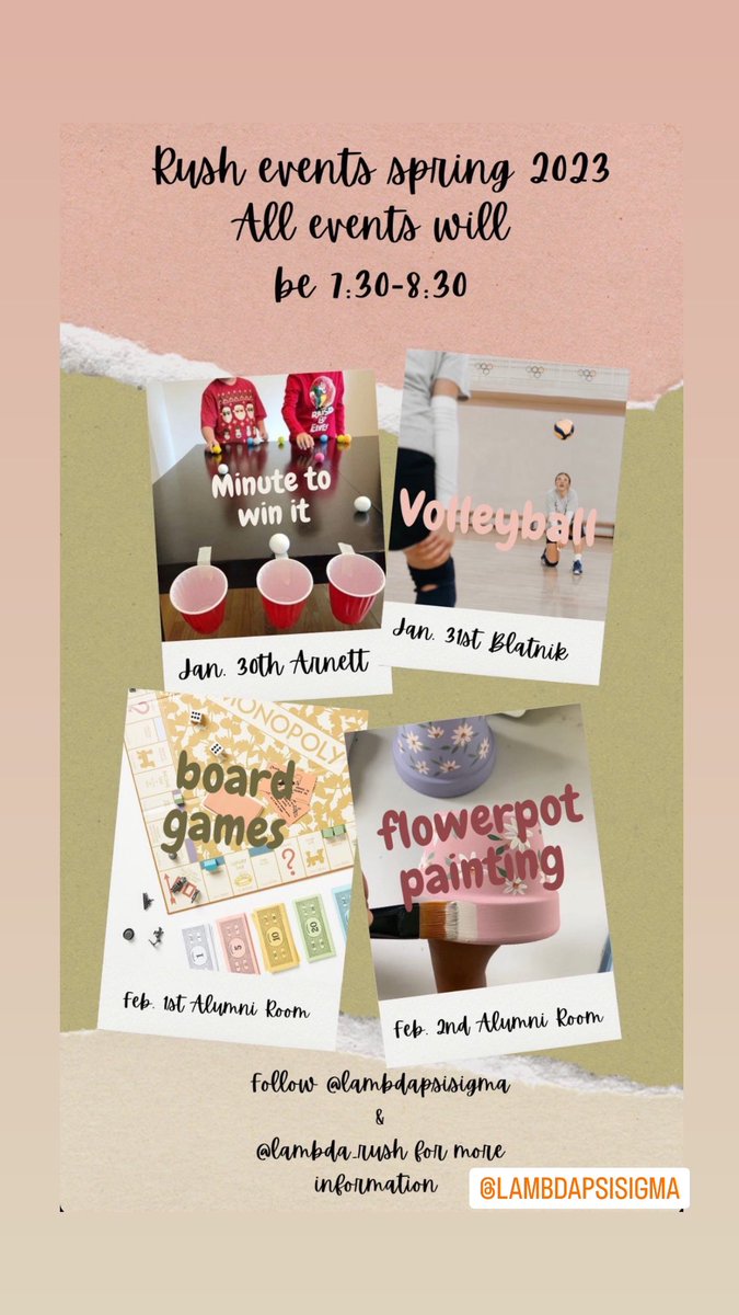 WLActivities's tweet image. Interested in joining a sorority? Check out some of the open events tonight! Or email Panhellenic.council@westliberty.edu or activities@westliberty.edu to learn more or get contacts!