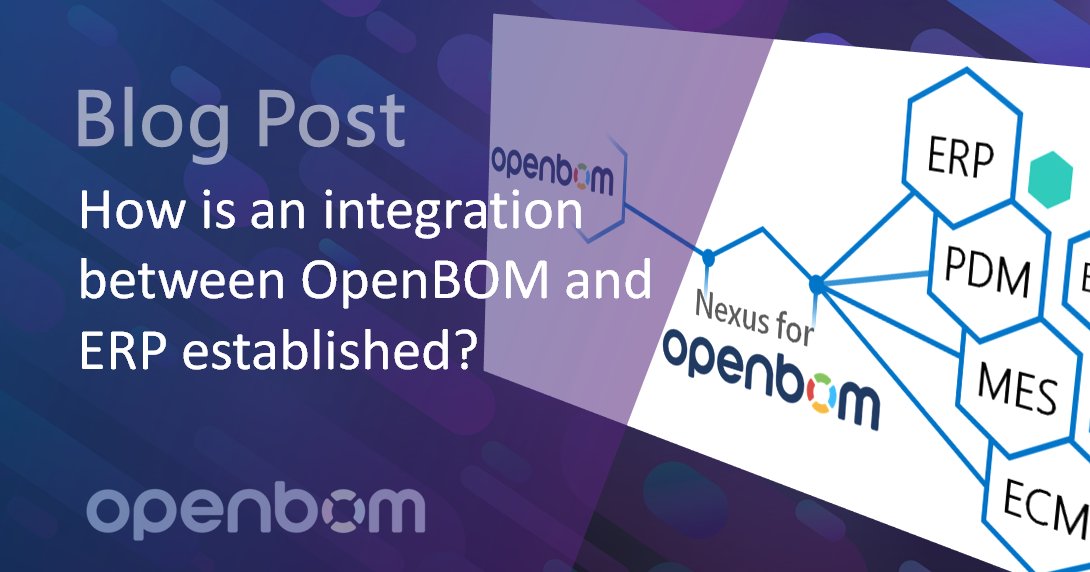 Part 3 of 3 in our OpenBOM ERP Integrations Blog Series! vdr.com/vdr-blog/2023/…