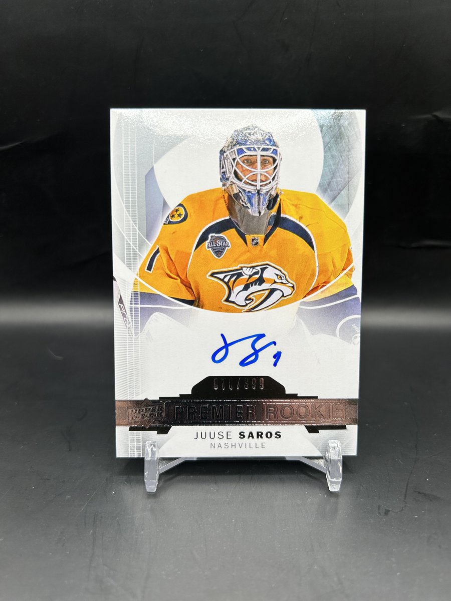 AlexDaugherty1's tweet image. Time for another giveaway! 

In honor of the Preds' only All-Star, one follower will win both a Juuse Saros graphic tee AND a Juuse Saros rookie autograph from Upper Deck!

To ENTER: 
1️⃣ follow me @AlexDaugherty1
2️⃣ RT and like this post 

That’s it! Winner announced Fri 2/3