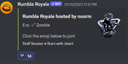 To Enter:
✅ Follow 
<a href="/trappazoids/">Trappazoids | #CronosChain</a> 
<a href="/RumbleCROyale/">RumbleCROyale</a> 

Prizes:
🏆 1x Trappazoids NFT (❤️&amp;🔁 winner)
🏆 1x Trappazoids NFT (50-rumble winner)

✅ ❤️ &amp; 🔁
✅ Tag 3 friends 
✅ Join discord.gg/kuyy4924Je
✅ Join discord.gg/a8J2a2Yyag
⏳ Friday 

#CRO #crofam #CronosNFT