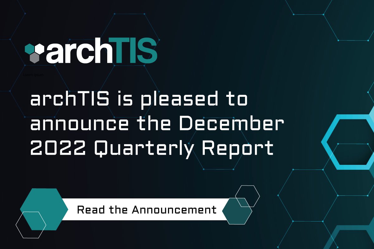 archTIS on Twitter ".arch_tis is pleased to announce the December