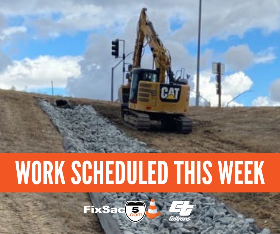 FixSac5's tweet photo. #FixSac5 Alert: Work scheduled to resume at Pocket Rd to SB I-5 on-ramp on Feb 2nd. Slow to 55MPH for workers' safety. #BeWorkZoneAlert. More info at https://t.co/4IAKSKCA3d.  

@CaltransHQ @AMARJEETBENIPAL  @CaltransDist3  @TotalTrafficSMF #RebuildingCA #ConstructionZone https://t.co/UiTky1dtdc