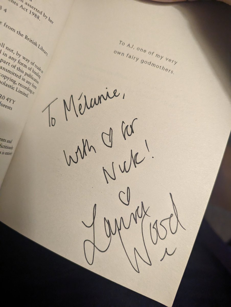 librarymice's tweet photo. Thank you @lauraclarewood @mrbsemporium for a truly wonderful event tonight. #nickforever 💕 https://t.co/4KXG1LR636