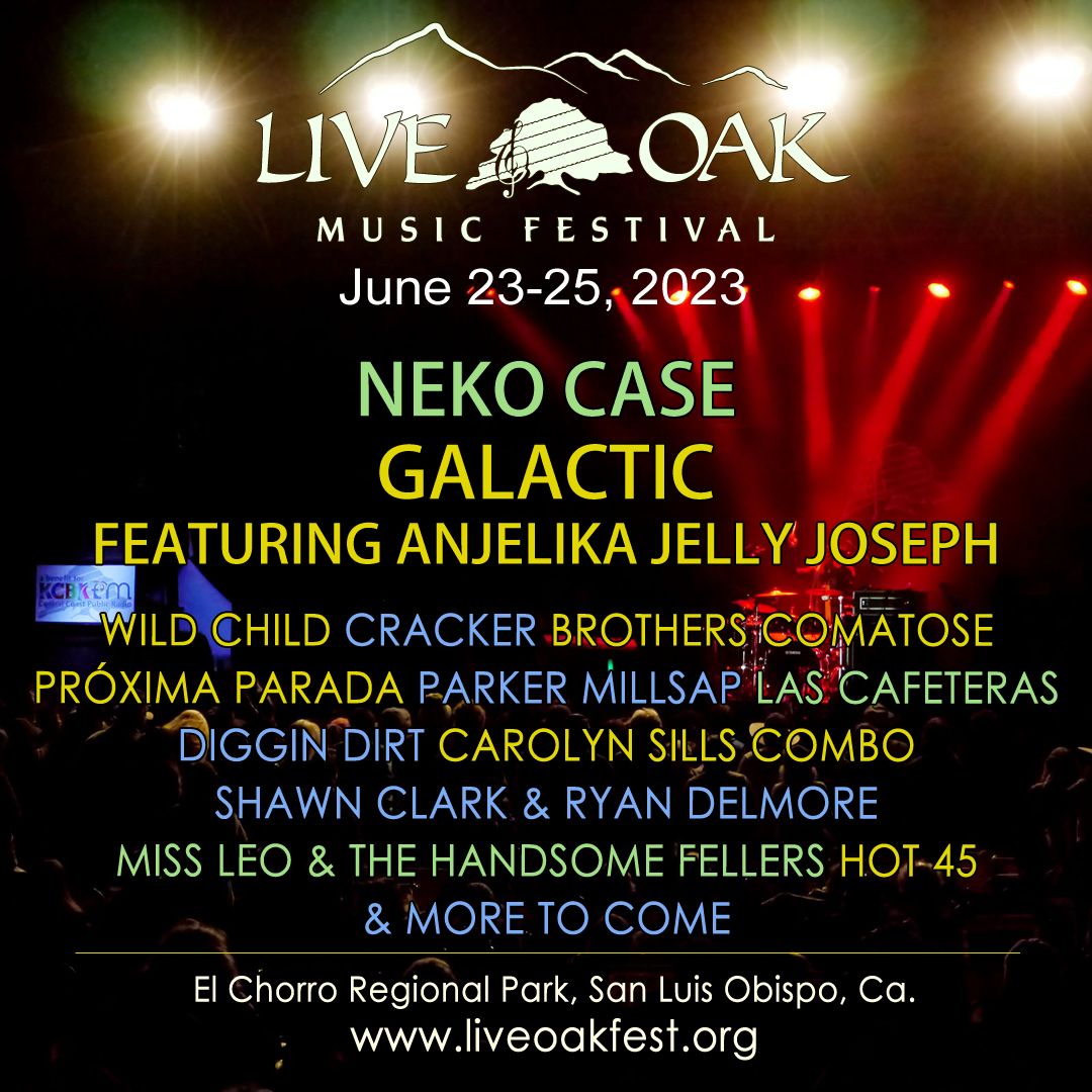 We are super excited to announce that we’ll be playing at @liveoakfest in San Luis Obispo in June! Tix on sale this Wednesday!