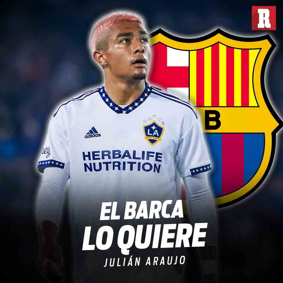 record_mexico's tweet photo. ¡BOMBAZO!🚨

El FC Barcelona trabaja contrarreloj para lograr que el LA Galaxy les ceda a Julián Araujo con opción de compra.
El mexicano llegaría a la filial, pero para estar a disposición de Xavi Hernández en cualquier momento y debutar esta temporada con él.
Vía Relevo / Sport https://t.co/a2n7yC9fQE
