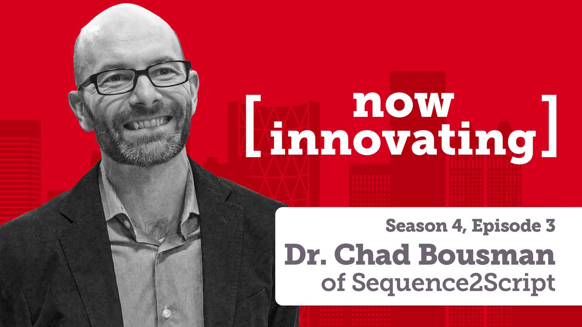 W21C's tweet photo. @InnovateCalgary @OBrien_IPH @UCalgaryMed In Season 4, Episode 3 of #UCalgary's Now Innovating podcast, @UCalgaryMed's Dr. Chad Bousman, discusses finding the market for his digital innovation, Sequence2Script, which is also a current #SPARKCalgary participant.
Listen: https://t.co/7hToLcb3Eh https://t.co/4p1L2JuBZ7