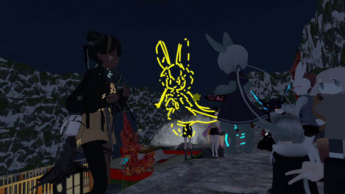 「#川床泥酔部 ①リリィさん作ミナミさん。②那由多さん作リリィさん。③ベイビーズ。」|sotyo🦎のイラスト