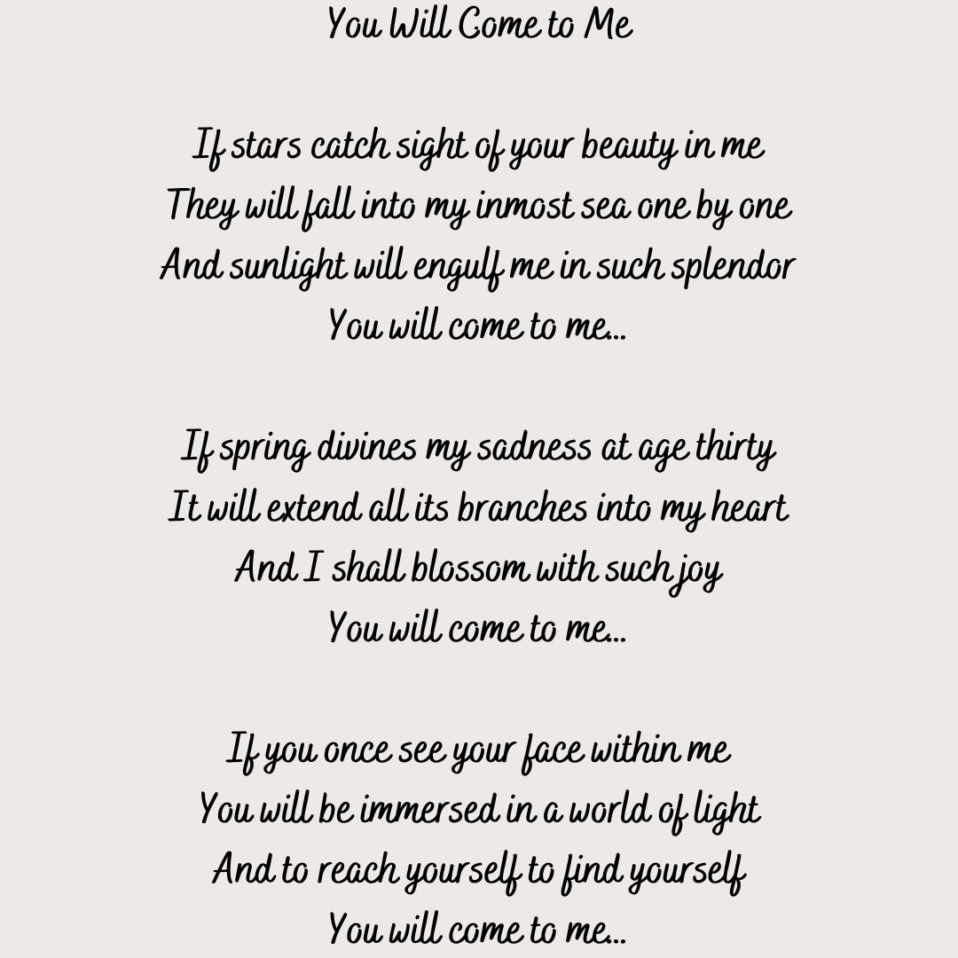 yeekanada's tweet photo. #TurkishPoetry 📖1⃣8⃣
If spring divines my sadness at age thirty
It will extend all its branches into my heart
And I shall blossom with such joy
You will come to me…
#CelalSılay #TalatHalman #Türkşiiri #şiir #poetry #edebiyat #yeetoronto https://t.co/OAILhW0SDu