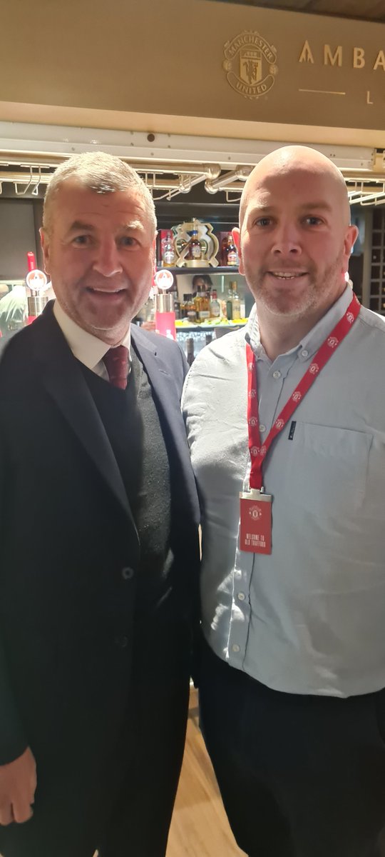 devine310506's tweet photo. Thanks to @JohnShielsMU for a great even at the game on Saturday. It was an experience I won't forget. ⚽️⚽️ https://t.co/FCOh28H1NU